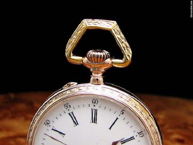 replica Vacheron Constantin 18kt Gold Open Face Taschenuhr WATCHES 1