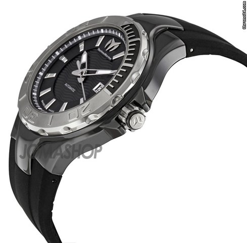 Technomarine Black Dial Ceramic Case Mens Watch 110034 WATCHES 2