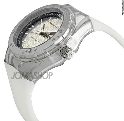 Technomarine Cruise Sport Snow Silver Snowflake Dial Unisex Watch 110065 WATCHES 2