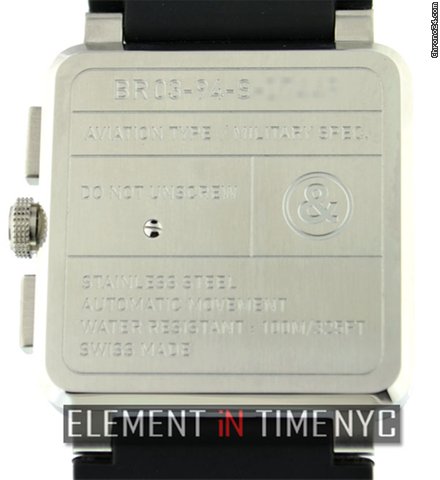 replica Bell & Ross BR03-94 Chronograph Steel NIB WATCHES 1