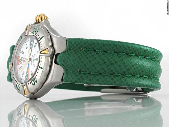 replica Ebel Damen "SPORTWAVE" Edelstahl / Gelbgold Quarz WATCHES 1 