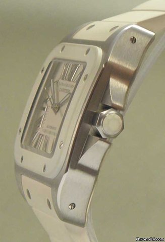 Cartier Santos 100MM Stahl/Kautschuk B&P WATCHES 2