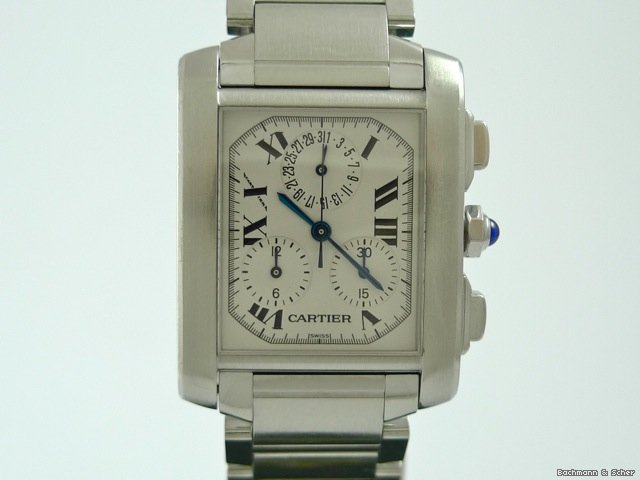 replica Cartier Tank Francaise Chronoflex WATCHES 1