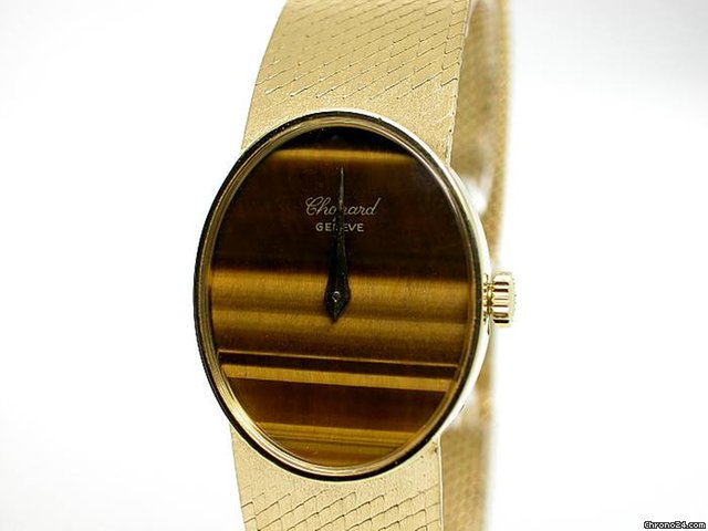 Chopard "KLASSISCHE GOLDBANDUHR-TIGERAUGE-ZIFFERBLATT" WATCHES 2