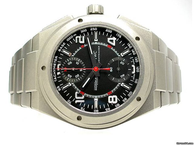 IWC "INGENIEUR CHRONOGRAPH AMG" TITAN/TITANBAND WATCHES 2