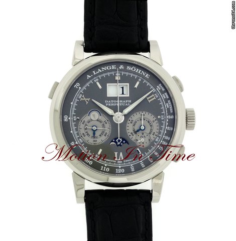 A. Lange & Sohne DATOGRAPH PERPETUAL CALENDAR CHRONOGRAPH FLYBACK -WHITE GOLD WATCHES 2