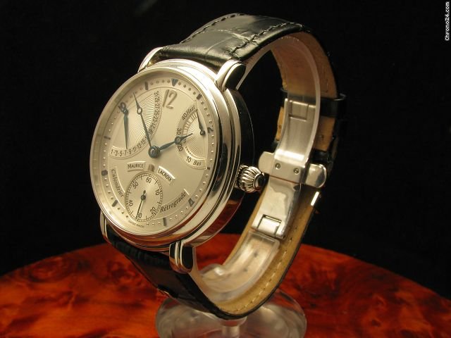 Maurice Lacroix Masterpiece Calendrier Retrograde Edelstahl Herrenuhr WATCHES 2