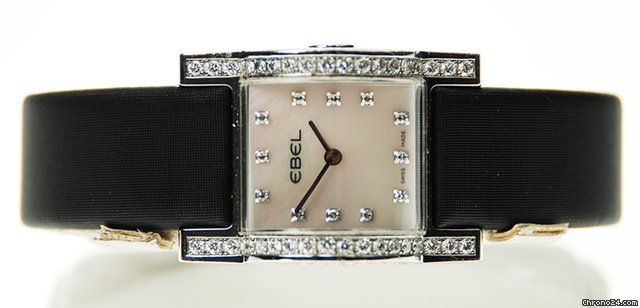 replica Ebel 18K WHITE GOLD, QUARTZ, DIAMOND WATCH E3157H28-301 WATCHES 1