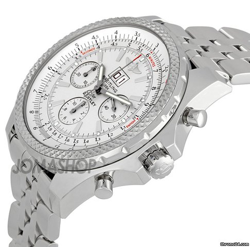 Breitling Bentley 6.75 Chronograph Steel Mens Watch A4436212-G573SS WATCHES 2