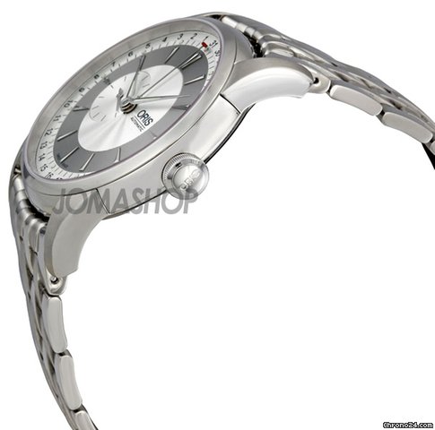 Oris Mens Artelier Silver Dial Stainless Steel Bracelet Automatic Watch 644-7597-4051MB WATCHES 2