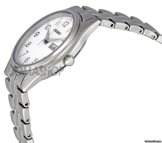Seiko White Dial Stainless Steel Quartz Mens Watch SGGA69 WATCHES 2