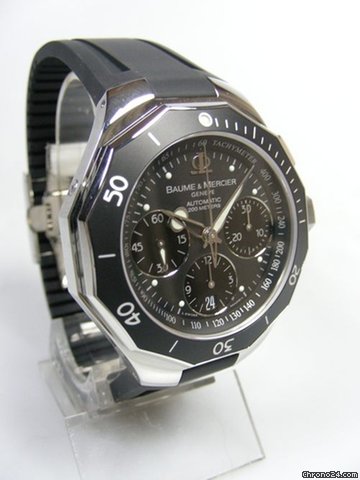 Baume & Mercier Riviera XXL 43 mm acier/rubber ref 8723 chrono WATCHES 2