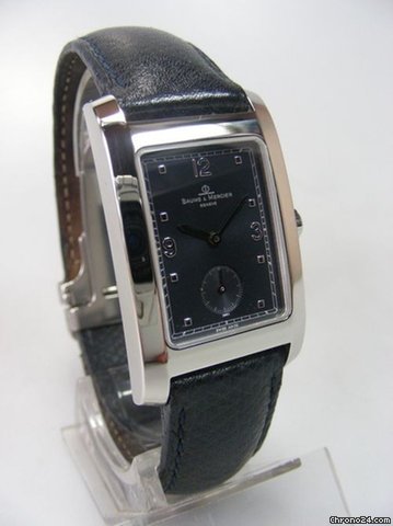 replica Baume & Mercier Hampton medium acier sur cuir WATCHES 1