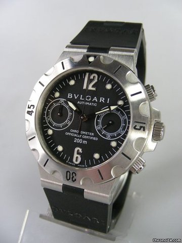 replica Bulgari Scuba chrono 200m WATCHES 1