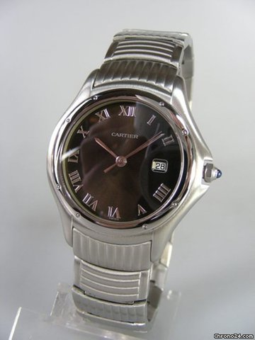 Cartier Santos Ronde complet acier WATCHES 2