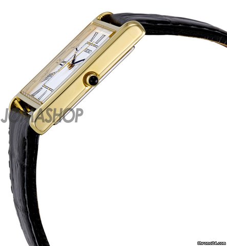 Seiko Dress Black Leather Strap Mens Watch SNF672 WATCHES 2