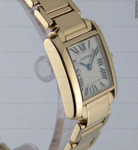 Cartier Tank Francaise Ladies 18K YG/YG WATCHES 2