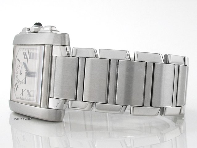 replica Cartier Herren "TANK FRANCAISE" Edelstahl Quarz WATCHES 1