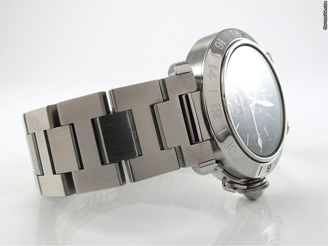 Cartier Damen "PASHA C GLOBE" Edelstahl Automatik WATCHES 2
