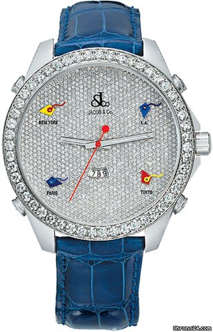 Jacob & Co. JC-53 3.25 carat bezel Watches Watch