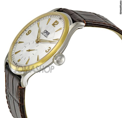 Oris Artelier Silver Guilloche Dial Mechanical Mens Watch 396-7580-4351LS WATCHES 2