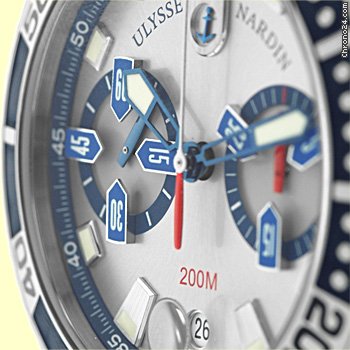 replica Ulysse Nardin Gent's Stainless Steel Maxi Marine Diver Chronograph [On Hold] WATCHES 1 