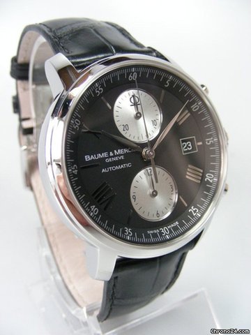 replica Baume & Mercier Classima chronographe ref:65591 cadran noir WATCHES 1 