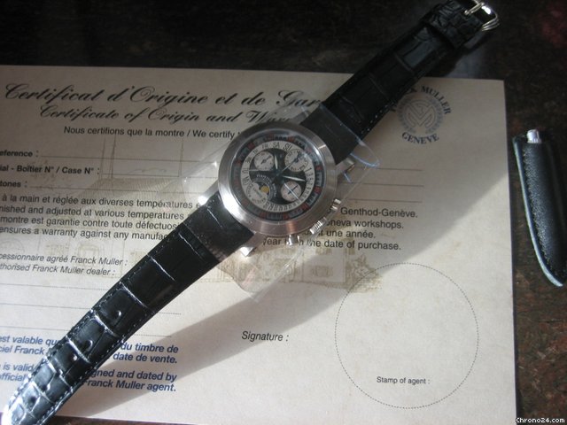 Franck Muller Perpetual Calendar Bi-Retro Chronographer. WATCHES 2