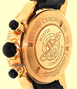 replica Jaeger-LeCoultre Gents 18K Rose Gold Master Compressor Diver's Chronograph WATCHES 1