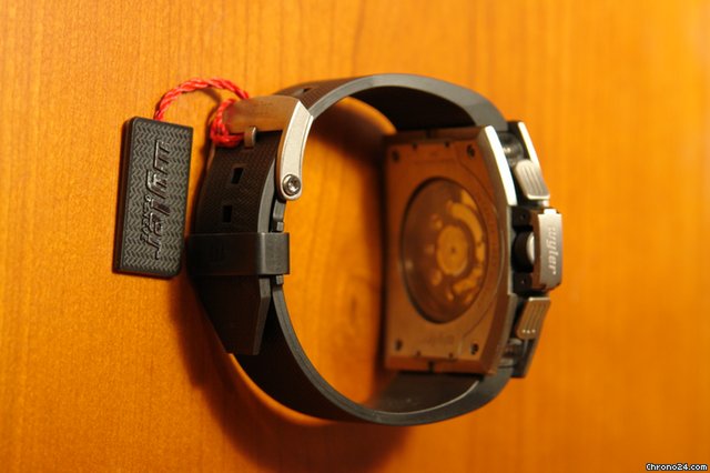 replica Wyler Chronograph 75% Discount TITANIUM Black DIal - Orange WATCHES 1