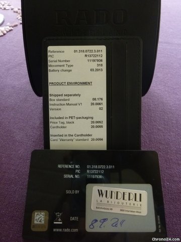 replica Rado Sintra Platinum S - Neu ungetragen mit Garantie WATCHES 1