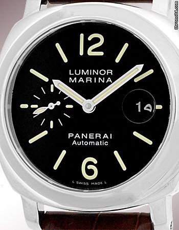 Panerai Gent's Stainless Steel 44mm Luminor Marina PAM 104 Strapwatch WATCHES 2