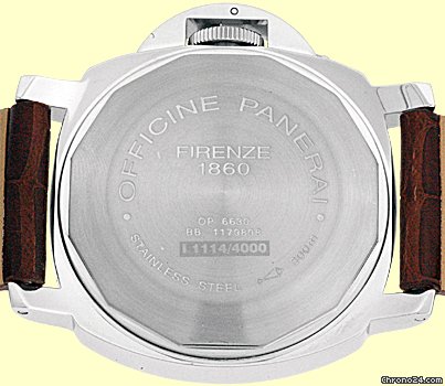 replica Panerai Gent's Stainless Steel 44mm Luminor Marina PAM 104 Strapwatch WATCHES 1