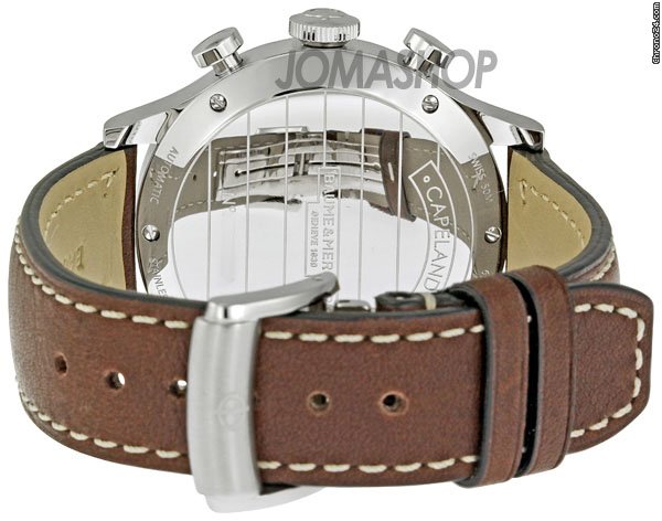 replica Baume & Mercier and Capeland White Dial Chronograph Mens Watch MOA10000 WATCHES 1