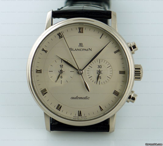 Blancpain Villeret Chronograph 18K White Gold 40MM Automatic WATCHES 2