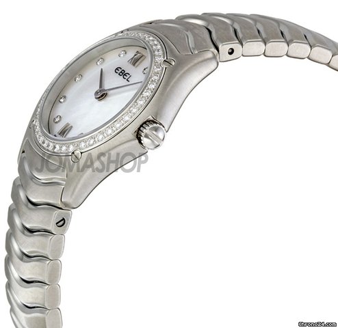 Ebel Classic Wave Mother of Pearl Diamond Dial Ladies Watch 1213882 WATCHES 2