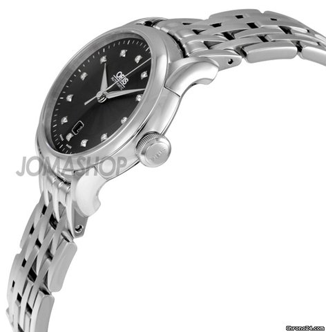 Oris Artelier Black Dial Diamond Ladies Watch 561-7604-4099MB WATCHES 2