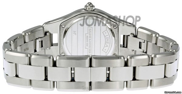 replica Baume & Mercier and Linea Mother of Pearl Dial Diamond Ladies Watch MOA10011 WATCHES 1