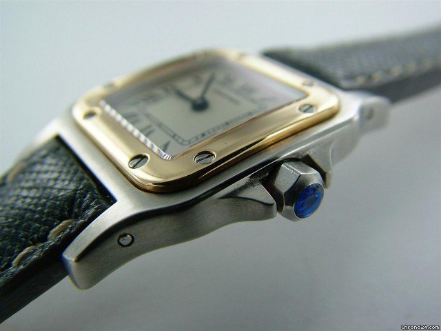 replica Cartier santos lady, leather WATCHES 1 
