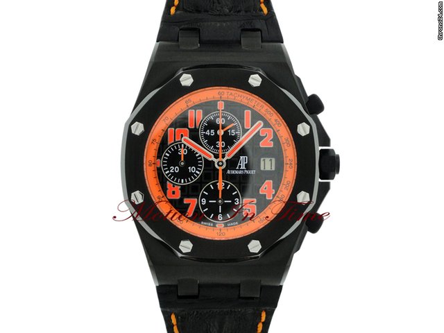 replica Audemars Piguet Royal Oak Offshore VOLCANO BLACK PVD 44mm CHRONOGRAPH - RARE WATCHES 1