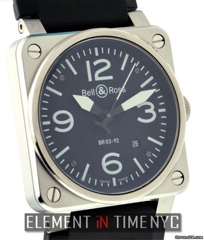 Bell & Ross BR 03-92 Stainless Steel 42mm NIB WATCHES 2