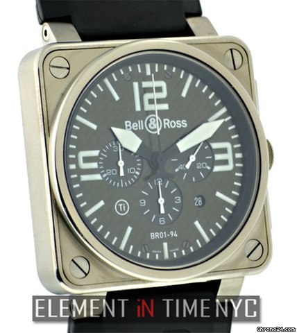 Bell & Ross BR 01-94 TItanium Chronograph NIB WATCHES 2