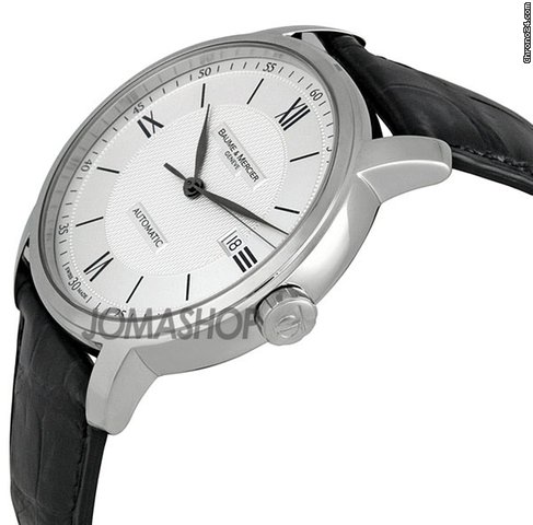 Baume & Mercier and Classima Executives Silver Guilloche Mens Watch 8868 WATCHES 2