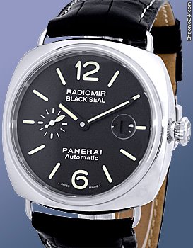 Panerai Limited Edition Gent's Stainless Steel Radiomir Black Seal Strapwatch WATCHES 2