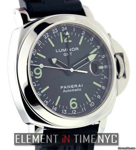 Panerai PAM 63 C Luminor GMT 44mm Black Dial B+P WATCHES 2