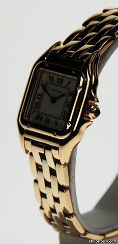 Cartier 18K Y/G PANTHERE, QUARTZ, LADIES WATCH W25014B9 WATCHES 2