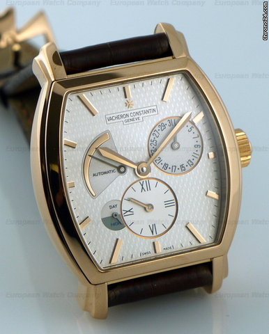Vacheron Constantin Malte Tonneau Dual Time, 18K Rose WATCHES 2