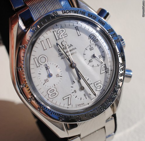 replica Omega Speedmaster Automatik Edelst. Chronograph Perlmuttziffeblatt WATCHES 1