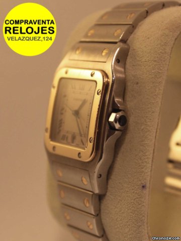 Cartier SANTOS acero y oro CABALLERO WATCHES 2