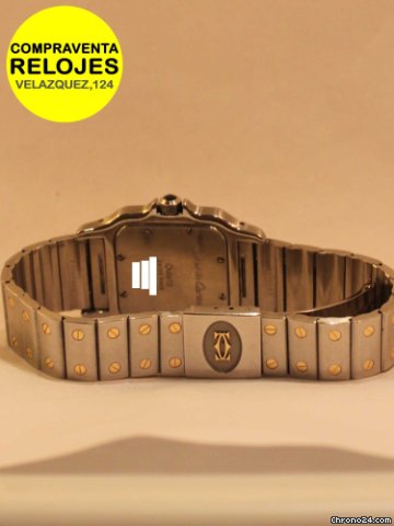 replica Cartier SANTOS acero y oro CABALLERO WATCHES 1